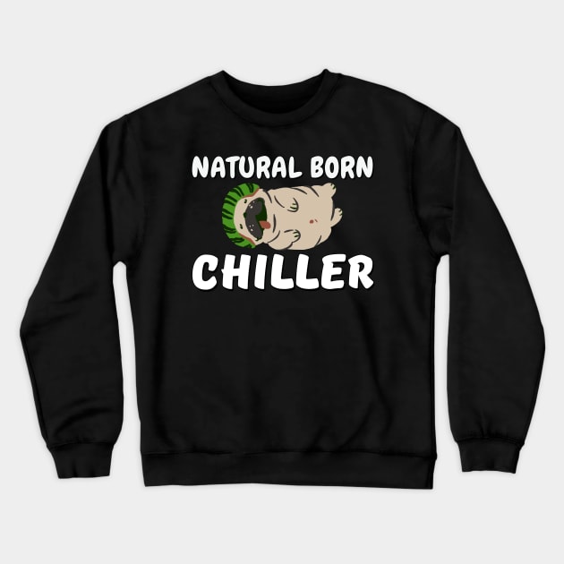 Natural born killer... With a watermelon pug twist Crewneck Sweatshirt by Try It